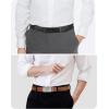 imageCHAOREN Leather Ratchet Belt Men 2 Pack  Customizable Fit Effortless Style 35mmSlash Basic BlackTan