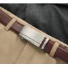 imageCHAOREN Mens Dress Belt Leather 2 Pack  Mens Ratchet Belt for Dress Shirt and Pants Every Occasion 32mmBlackDark Brown