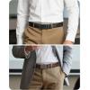 imageCHAOREN Mens Dress Belt Leather 2 Pack  Mens Ratchet Belt for Dress Shirt and Pants Every Occasion 32mmCharcoal Depiction Black  Dark Brown
