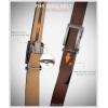 imageCHAOREN Reversible Belt for Men  Mens Belt Leather 1 38quot Black ampamp Brown for Dress Pants  Adjustable Belt Trim to Fit