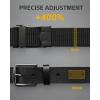 imageCHAOREN Tactical Belt Men  15quot Nylon Gun Belt  Quick Release EDC Work Belts for Concealed Carry MilitaryHollow Bright Black