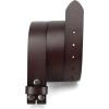 imageCHAOREN Western Belts for Men without Buckle  Cowboy Belt 15quot Full Grain Leather Belt for Jeans  One Solid Piece LeatherBrown