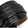 imageCHAOREN Western Belts for Men without Buckle  Cowboy Belt 15quot Full Grain Leather Belt for Jeans  One Solid Piece LeatherCowhide Black
