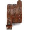 imageCHAOREN Western Belts for Men without Buckle  Cowboy Belt 15quot Full Grain Leather Belt for Jeans  One Solid Piece LeatherCowhide Cognac