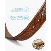 imageCHAOREN Western Belts for Men without Buckle  Cowboy Belt 15quot Full Grain Leather Belt for Jeans  One Solid Piece LeatherCowhide Cognac