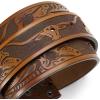 imageCHAOREN Western Belts for Men without Buckle  Cowboy Belt 15quot Full Grain Leather Belt for Jeans  One Solid Piece LeatherCowhide Light Brown