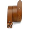 imageCHAOREN Western Belts for Men without Buckle  Cowboy Belt 15quot Full Grain Leather Belt for Jeans  One Solid Piece LeatherTan