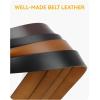 imageCHAOREN Western Belts for Men without Buckle  Cowboy Belt 15quot Full Grain Leather Belt for Jeans  One Solid Piece LeatherTan