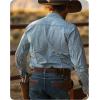 imageCHAOREN Western Belts for Men without Buckle  Cowboy Belt 15quot Full Grain Leather Belt for Jeans  One Solid Piece LeatherTan