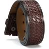 Basketweave Dark Brown