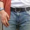 imageCHAOREN Leather Belt for Men  35mm Men Belts for Jeans Casual and Dress  Mens Gift for HimBlack