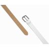 imageCHAOREN Leather Belt for Men  35mm Men Belts for Jeans Casual and Dress  Mens Gift for HimWhite