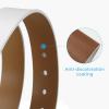 imageCHAOREN Leather Belt for Men  35mm Men Belts for Jeans Casual and Dress  Mens Gift for HimWhite
