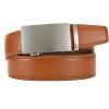 imageCHAOREN Mens Belt  Mens Ratchet Belt Leather 1 38quot for Dress Pant  Micro Adjustable Belt Fit EverywhereBasic Slash Tan