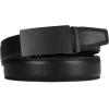 imageCHAOREN Mens Belt  Mens Ratchet Belt Leather 1 38quot for Dress Pant  Micro Adjustable Belt Fit EverywhereBlack