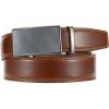 imageCHAOREN Mens Belt  Mens Ratchet Belt Leather 1 38quot for Dress Pant  Micro Adjustable Belt Fit EverywhereBrown