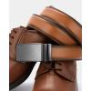imageCHAOREN Mens Belt  Mens Ratchet Belt Leather 1 38quot for Dress Pant  Micro Adjustable Belt Fit EverywhereBrown Tan