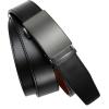 imageCHAOREN Mens Belt  Mens Ratchet Belt Leather 1 38quot for Dress Pant  Micro Adjustable Belt Fit EverywhereClassic Gun Black
