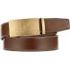 imageCHAOREN Mens Belt  Mens Ratchet Belt Leather 1 38quot for Dress Pant  Micro Adjustable Belt Fit EverywhereCognac2