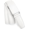 imageCHAOREN Mens Belt  Mens Ratchet Belt Leather 1 38quot for Dress Pant  Micro Adjustable Belt Fit EverywhereCrisp White