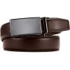 imageCHAOREN Mens Belt  Mens Ratchet Belt Leather 1 38quot for Dress Pant  Micro Adjustable Belt Fit EverywhereDark Brown