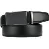 imageCHAOREN Mens Belt  Mens Ratchet Belt Leather 1 38quot for Dress Pant  Micro Adjustable Belt Fit EverywhereWeaven Texture Black