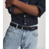 imageCHAOREN Stretch Belts for Men  Braided Elastic Golf Belt for Men 1 38quot Gift for Casual Jeans ShortsGun  Black