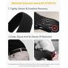 imageCHAOREN Stretch Belts for Men  Braided Elastic Golf Belt for Men 1 38quot Gift for Casual Jeans ShortsLight Grey