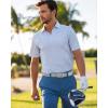 imageCHAOREN Stretch Belts for Men  Braided Elastic Golf Belt for Men 1 38quot Gift for Casual Jeans ShortsLight Grey