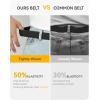 imageCHAOREN Stretch Belts for Men  Braided Elastic Golf Belt for Men 1 38quot Gift for Casual Jeans ShortsLight Grey