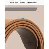 imageCHAOREN Full Grain Leather Belts for Men  Mens Belt for Jeans  Timeless Elegance for Casual DressBlack