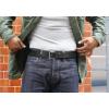 imageCHAOREN Full Grain Leather Belts for Men  Mens Belt for Jeans  Timeless Elegance for Casual DressBlack