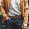 imageCHAOREN Full Grain Leather Belts for Men  Mens Belt for Jeans  Timeless Elegance for Casual DressBrown