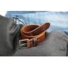 imageCHAOREN Full Grain Leather Belts for Men  Mens Belt for Jeans  Timeless Elegance for Casual DressBrown