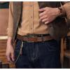imageCHAOREN Full Grain Leather Belts for Men  Mens Belt for Jeans  Timeless Elegance for Casual DressCowhide Dark Brown
