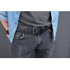 imageCHAOREN Full Grain Leather Belts for Men  Mens Belt for Jeans  Timeless Elegance for Casual DressDouble Black 35mm Width