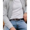 imageCHAOREN Full Grain Leather Belts for Men  Mens Belt for Jeans  Timeless Elegance for Casual DressDouble Brown
