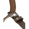 imageCHAOREN Full Grain Leather Belts for Men  Mens Belt for Jeans  Timeless Elegance for Casual DressDouble Dark Brown 35mm Width