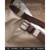 imageCHAOREN Full Grain Leather Belts for Men  Mens Belt for Jeans  Timeless Elegance for Casual DressGenuine Brown
