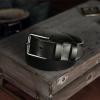 imageCHAOREN Full Grain Leather Belts for Men  Mens Belt for Jeans  Timeless Elegance for Casual DressHammered Black