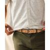 imageCHAOREN Full Grain Leather Belts for Men  Mens Belt for Jeans  Timeless Elegance for Casual DressLight Brown