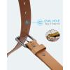 imageCHAOREN Full Grain Leather Belts for Men  Mens Belt for Jeans  Timeless Elegance for Casual DressLight Brown