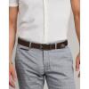 imageCHAOREN Golf Belts for Men  1 38quot Elastic Braided Stretch Mens Belts Casual  Fit Golf Pants Jeans ShortsGun Metal  Brown