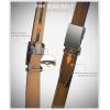 imageCHAOREN Italian Ratchet Belt Genuine Leather for Jeans Comfort Casual Belt  No Magnet or Spring Adjustable Trim to Fit