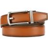 imageCHAOREN Mens Dress Belt  Ratchet Belt Leather 1 14quot Comfort Click  Perfect Companion to Mens Dress ShoesBrown