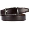 imageCHAOREN Mens Dress Belt  Ratchet Belt Leather 1 14quot Comfort Click  Perfect Companion to Mens Dress ShoesBurgundy