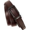 imageCHAOREN Mens Dress Belt  Ratchet Belt Leather 1 14quot Comfort Click  Perfect Companion to Mens Dress ShoesDark Brown