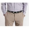 imageCHAOREN Mens Dress Belt  Ratchet Belt Leather 1 14quot Comfort Click  Perfect Companion to Mens Dress ShoesSilver