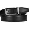 imageCHAOREN Mens Dress Belt  Ratchet Belt Leather 1 14quot Comfort Click  Perfect Companion to Mens Dress ShoesSilver