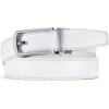 imageCHAOREN Mens Dress Belt  Ratchet Belt Leather 1 14quot Comfort Click  Perfect Companion to Mens Dress ShoesWhite